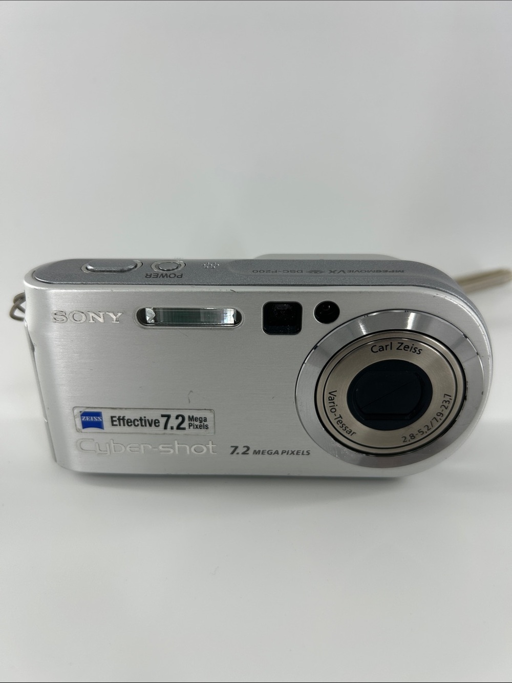 Sony Cyber-Shot DSC-P200 Digital Camera 7.2MP w/ Battery Silver Carl Zeiss - Picture 12 of 15